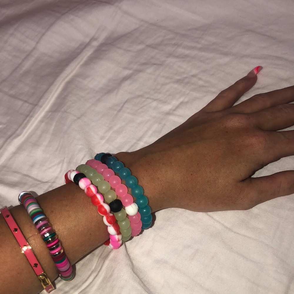 A bundle of cute lokai bracelets